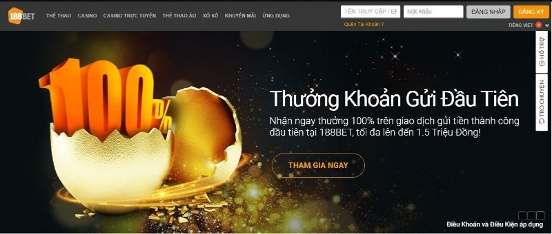 188Bet &ndash; S&acirc;n chơi giải tr&iacute; uy t&iacute;n d&agrave;nh cho cược thủ Việt