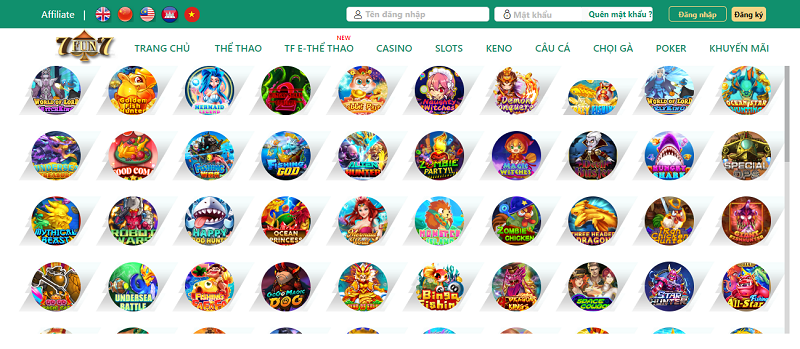 7Fun7 - C&aacute; cược liền tay, thu ngay lợi nhuận khủng