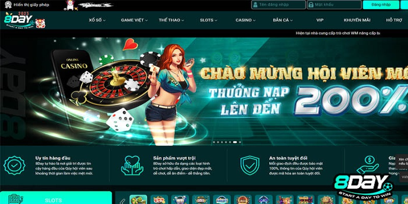 8DAY – Link vào nhà cái uy tín 8DAY mới nhất 2023