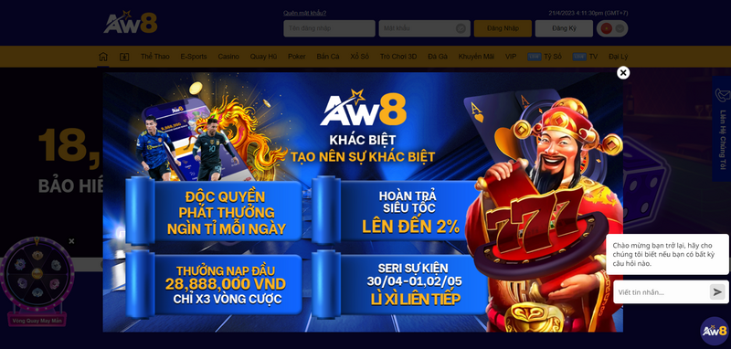 AW8 - Nh&agrave; c&aacute;i uy t&iacute;n, lừng danh tr&ecirc;n thị trường giải tr&iacute;