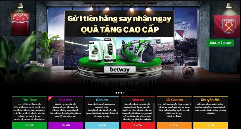 Betway &ndash; Nh&agrave; c&aacute;i c&aacute; cược trực tuyến chất nhất 2023
