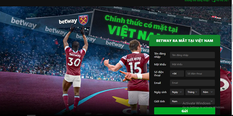 Betway &ndash; Nh&agrave; c&aacute;i c&aacute; cược trực tuyến chất nhất 2023