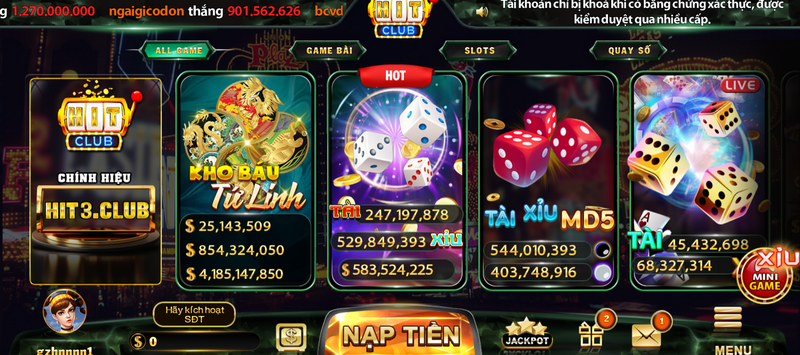 Hit Club - Thi&ecirc;n đường giải tr&iacute; xanh ch&iacute;n mới nhất 2023