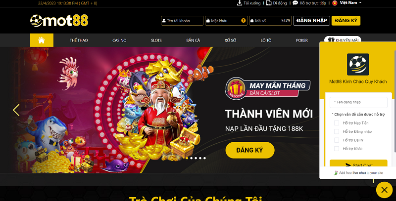 MOT88 - Nh&agrave; c&aacute;i đ&aacute;ng trải nghiệm c&aacute; cược nhất hiện nay