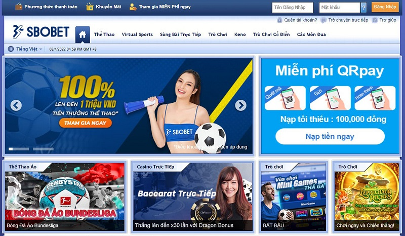 Sbobet – Sự bùng nổ của nhà cái uy tín cá cược online