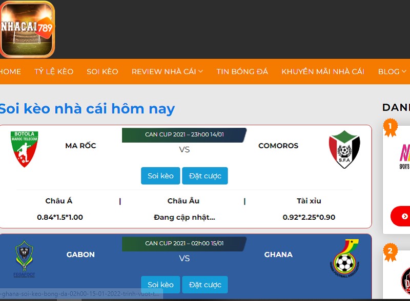 soi kèo các trận đấu đêm nay